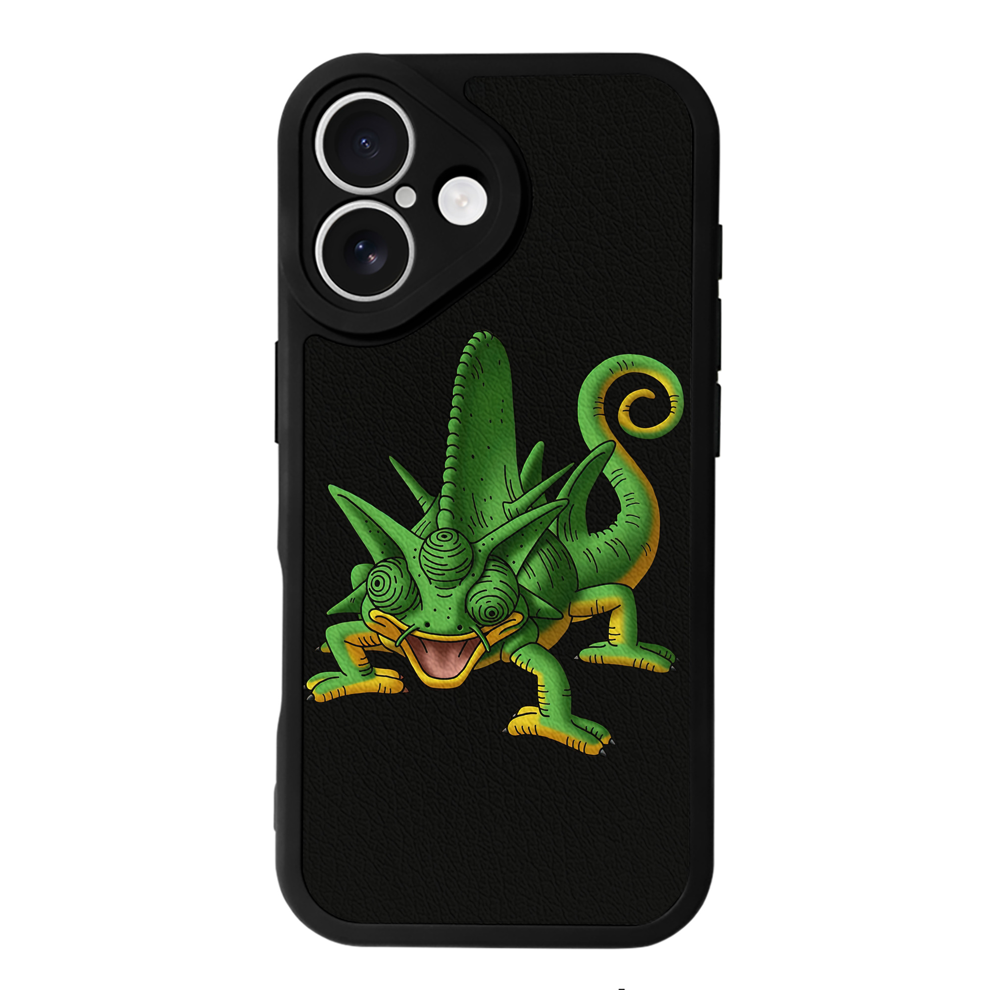 （画像用） ドラゴンクエスト Doragon Kuesuto Dragon Quest 【iPhone 16シリーズ対応】シリコンスマホケース（レザー調） 材質：シリコン